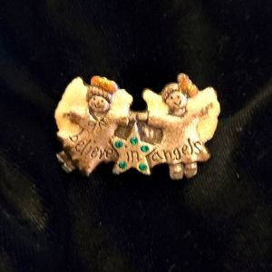 Believe in Angels Silverstone pin.